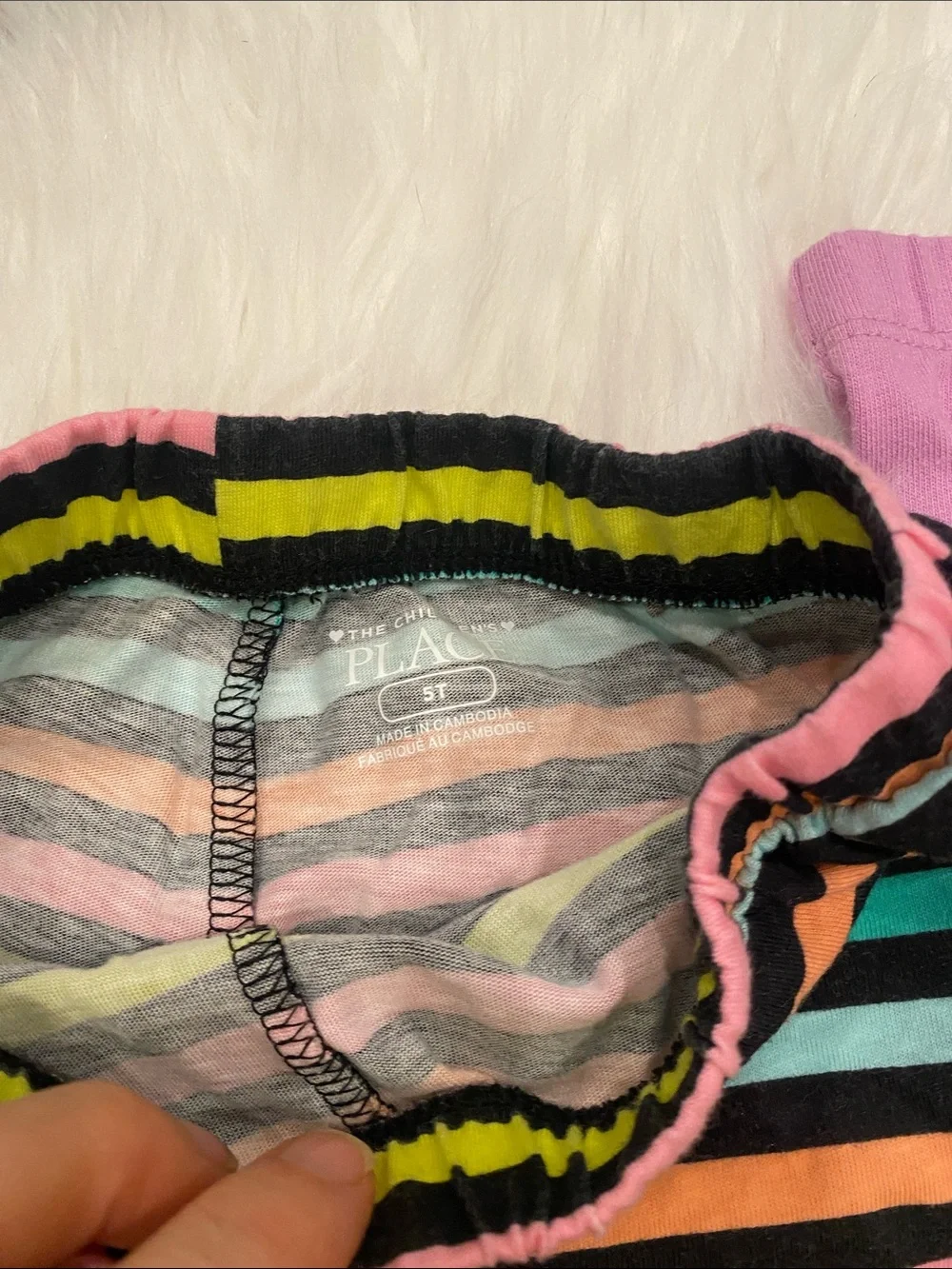 Girls 6-Pack Cotton Blend Pull-On Shorts - Mixed Colors and Prints 5T